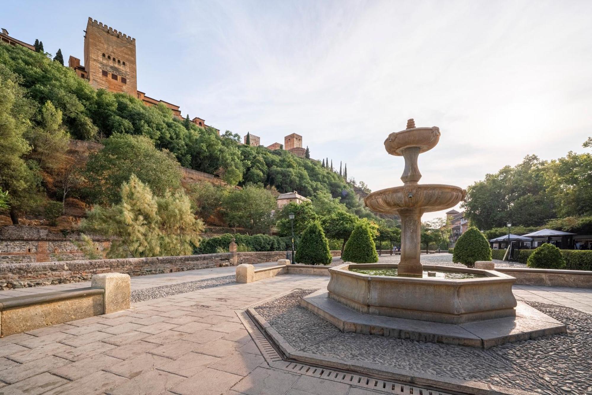 Apartamento El Rincon Nazari - Vistas A La Alhambra Y Terraza Granada Exterior foto