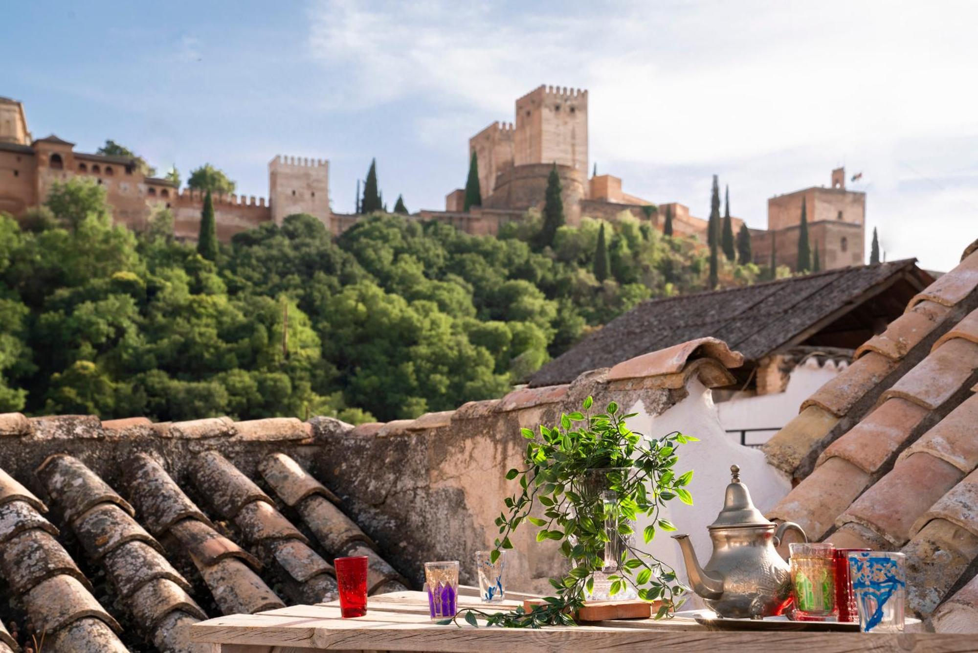 Apartamento El Rincon Nazari - Vistas A La Alhambra Y Terraza Granada Exterior foto
